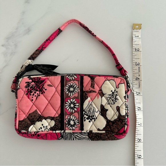 Vera Bradley 
Mocha Rouge 
Pink Brown Print Wallet Wristlet - Picture 4 of 5